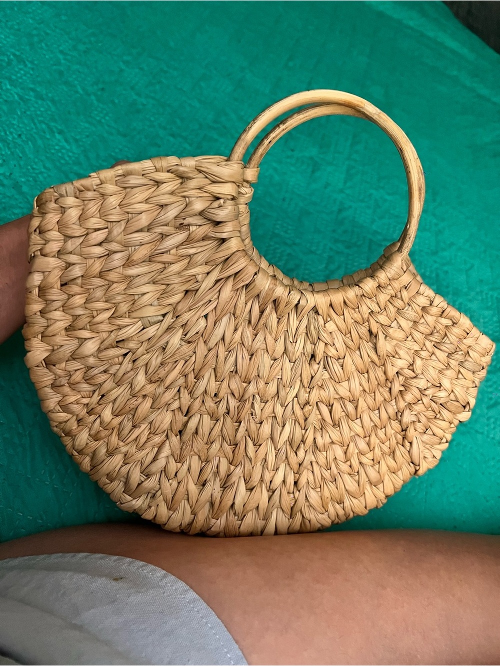 Chan Luu Natural Woven Mini Tote Bag